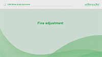 CDS elbow - Fine adjustment