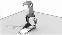 Disassembling the Step-On AFO hinge