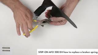 How to replace the spring